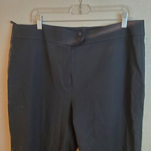 Jones New York Signature Black Career Work Pants size 16 Business Casual - Picture 2 of 5